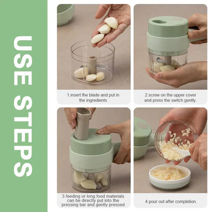 4-in-1 Electric Vegetable Chopper Rechargeable