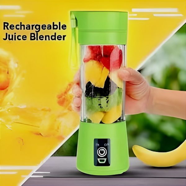 Six Blade Portable USB Rechargeable Electric Juicer Blender Bottle